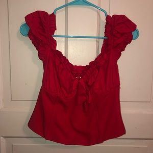 I.AM.GIA red bustier top